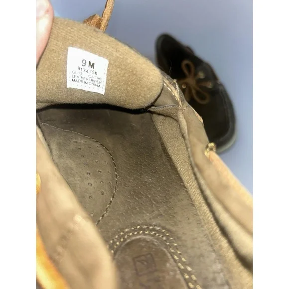 Sperrys Women's Top-Sider Shoes, Size 9M Green /‎ Camo  Great Condition - Picture 5 of 6